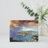 Karibik, Antigua. Postkarte (Stehend Vorderseite)