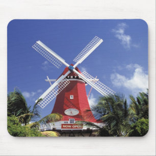 Karibik, Aruba. Alte Mühle, umgebaut in 'Mühle Mousepad