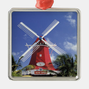 Karibik, Aruba. Alte Mühle, umgebaut in 'Mühle Silbernes Ornament