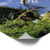 Karibik, Aruba. Alte Mühle, umgewandelt in "Mühle" Poster (Ecke)
