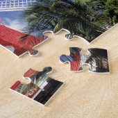 Karibik, Aruba. Alte Mühle, umgewandelt in "Mühle" Puzzle (Seite)