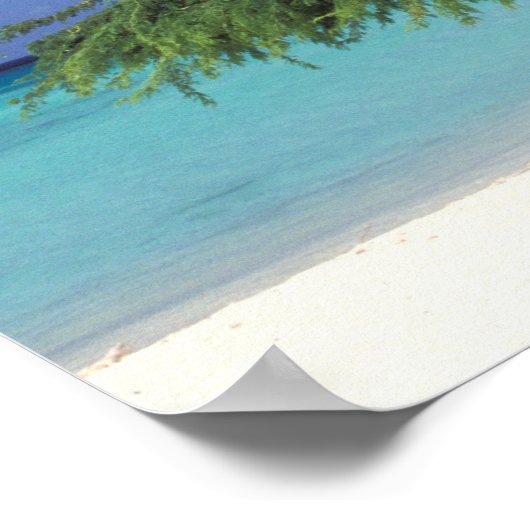 Karibik, Aruba. Eagle Beach Poster (Ecke)