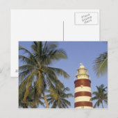 Karibik, Bahamas, Abaco, Elbow Cay. Hopetown Postkarte (Vorne/Hinten)