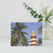 Karibik, Bahamas, Abaco, Elbow Cay. Hopetown Postkarte (Stehend Vorderseite)
