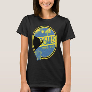 Karibik Bahamas Exuma Vintager Urlaub Tropisch T-Shirt