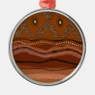 Karibik Batik - Klein Ornament Aus Metall