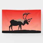 Karibik bei Sunset - Original Wildlife Art Banner (Horizontal)