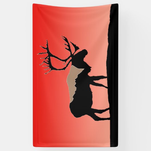 Karibik bei Sunset - Original Wildlife Art Banner (Vertikal)