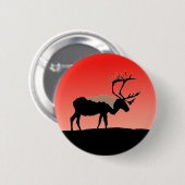 Karibik bei Sunset - Original Wildlife Art Button (Vorne & Hinten)
