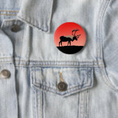 Karibik bei Sunset - Original Wildlife Art Button (Beispiel)