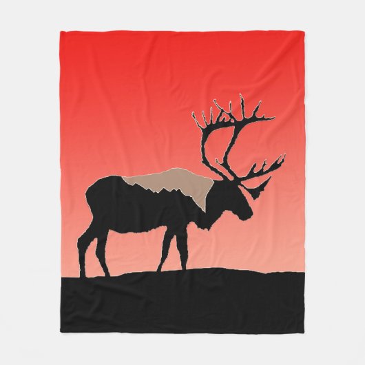 Karibik bei Sunset - Original Wildlife Art Fleecedecke (Vorderseite)