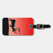 Karibik bei Sunset - Original Wildlife Art Gepäckanhänger (Vorderseite horizontal)