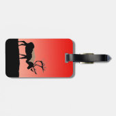 Karibik bei Sunset - Original Wildlife Art Gepäckanhänger (Rückseite horizontal)