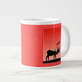 Karibik bei Sunset - Original Wildlife Art Jumbo-Tasse (Vorderseite Rechts)