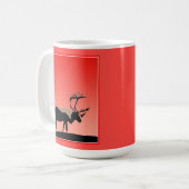 Karibik bei Sunset - Original Wildlife Art Kaffeetasse (Vorderseite Links)