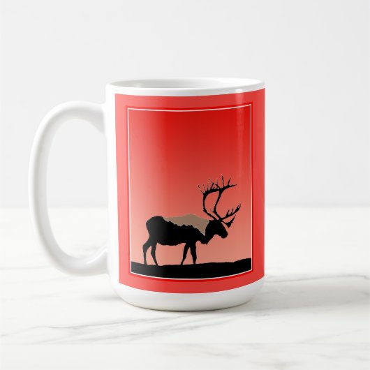 Karibik bei Sunset - Original Wildlife Art Kaffeetasse (Links)