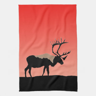 Karibik bei Sunset - Original Wildlife Art Küchentuch