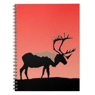 Karibik bei Sunset - Original Wildlife Art Notizblock