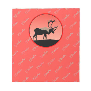 Karibik bei Sunset - Original Wildlife Art Notizblock