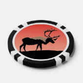 Karibik bei Sunset - Original Wildlife Art Pokerchips (Einzeln)
