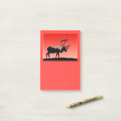 Karibik bei Sunset - Original Wildlife Art Post-it Klebezettel (Auf Schreibtisch)