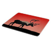 Karibik bei Sunset - Original Wildlife Art Schneidebrett (Ecke)
