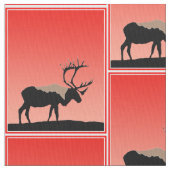 Karibik bei Sunset - Original Wildlife Art Stoff (Nahaufnahme)