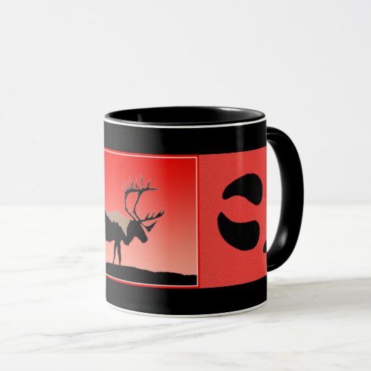 Karibik bei Sunset - Original Wildlife Art Tasse (VorderseiteRechts)