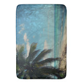 Karibik Blau Badematte (Vorderseite Vertikal)