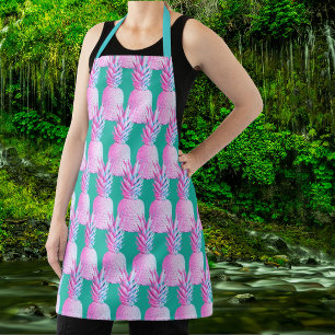 Karibik Blau Farbige Ananas Schürze
