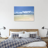 Karibik Blues & Gold Leinwanddruck (Insitu (Schlafzimmer))