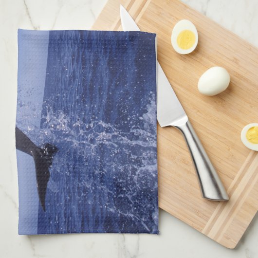 Karibik, Bottlenose Geschirrtuch (Viertel Falte)