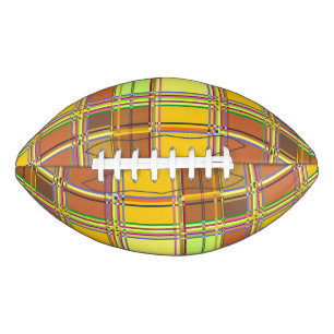Karibik Buntes Gewebe Madras Karo Football