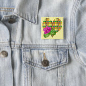 Karibik Buntes Tuch Madras Kariert Button (Beispiel)