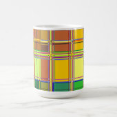 Karibik Buntes Tuch Madras Kariert Kaffeetasse (Mittel)