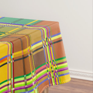 Karibik Buntes Tuch Madras Kariert Tischdecke