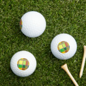 Karibik Buntes Tuch Madras Karo Golfball (Insitu Gras)
