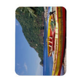 Karibik, BWI, St. Lucia, Sailboats, Soufriere. Magnet (Vertikal)