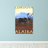 Karibik - Cordova, Alaska Leinwanddruck (Insitu (Holzboden))