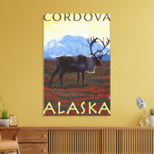 Karibik - Cordova, Alaska Leinwanddruck (Insitu (Wohnzimmer))