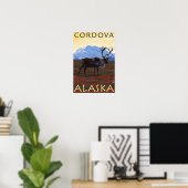 Karibik - Cordova, Alaska Poster (Heimbüro)