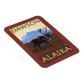 Karibik - Dawson, Alaska Magnet (Rechte Seite)