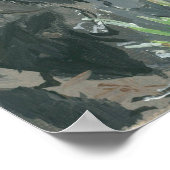 "Karibik" - Druck aus der Leinwand Poster (Ecke)