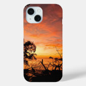 Karibik Dusk Glow Tropical Sunset iPhone Case (Rückseite)