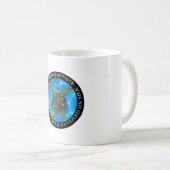 Karibik enthüllt auf Seide. - Regenbogenseeschildk Kaffeetasse (VorderseiteRechts)