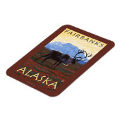 Karibik - Fairbanks, Alaska Magnet (Linke Seite)
