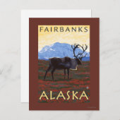 Karibik - Fairbanks, Alaska Postkarte (Vorne/Hinten)