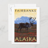 Karibik - Fairbanks, Alaska Postkarte (Vorne/Hinten)