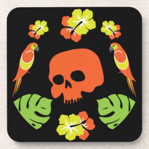 Karibik-Farbmuster Getränkeuntersetzer