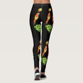 Karibik-Farbmuster Leggings (Rückseite)